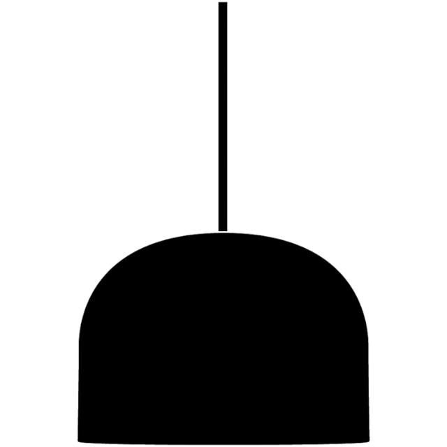 Quay pendant - Small - Black