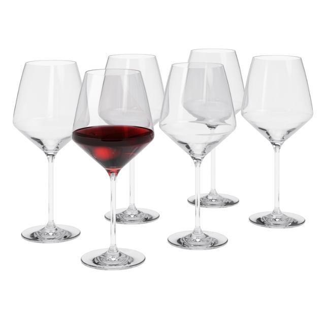 Six verres à vin de Bourgogne Legio Nova, 65 cl