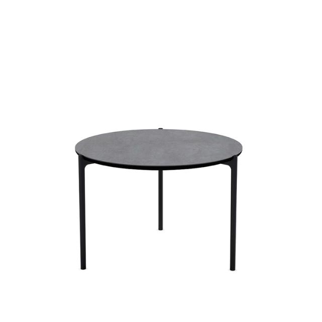 Savoye lounge table - Ø60 cm - 42 cm - Ceramic grey
