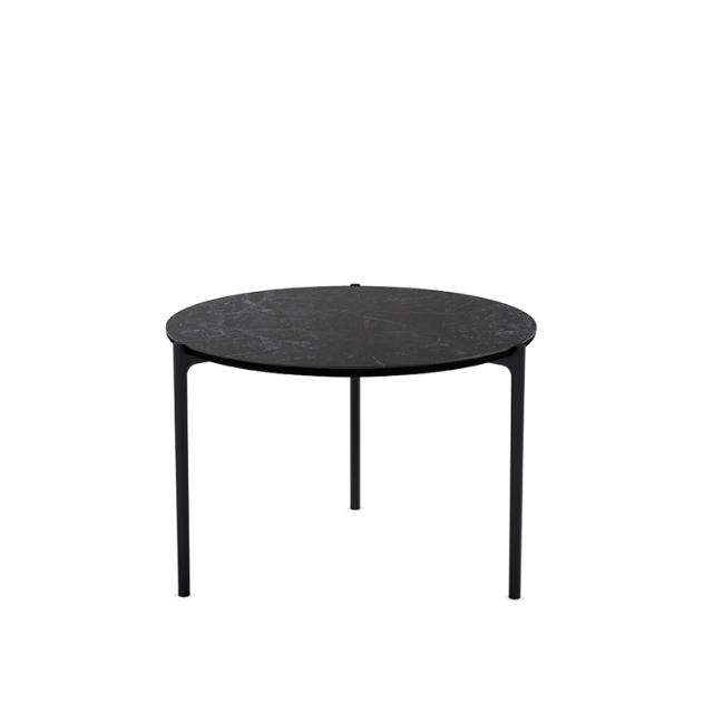 Savoye lounge table - Ø60 cm - 42 cm - Ceramic black