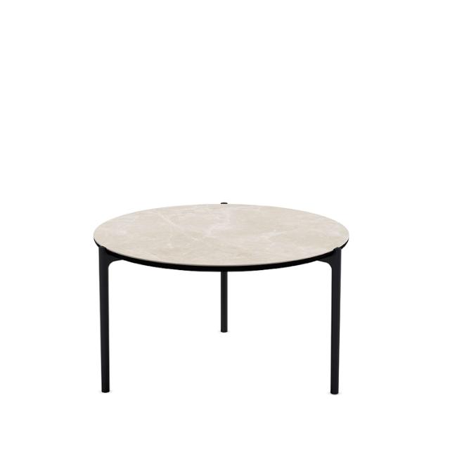 Table basse Savoye - Ø60 cm - 42 cm - Ceramic beige