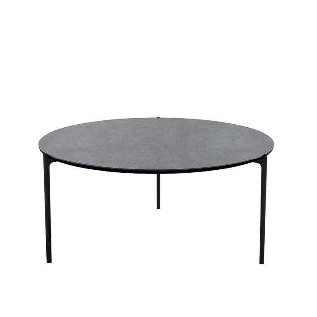 Savoye lounge table - Ø90 cm - 42 cm - Ceramic grey
