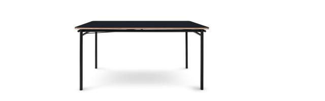 Taffel Esstisch - Black - 90x150/210 cm