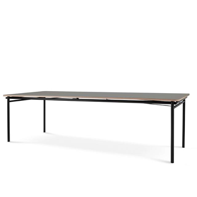 Taffel dining table - Ash - 90x250/370 cm