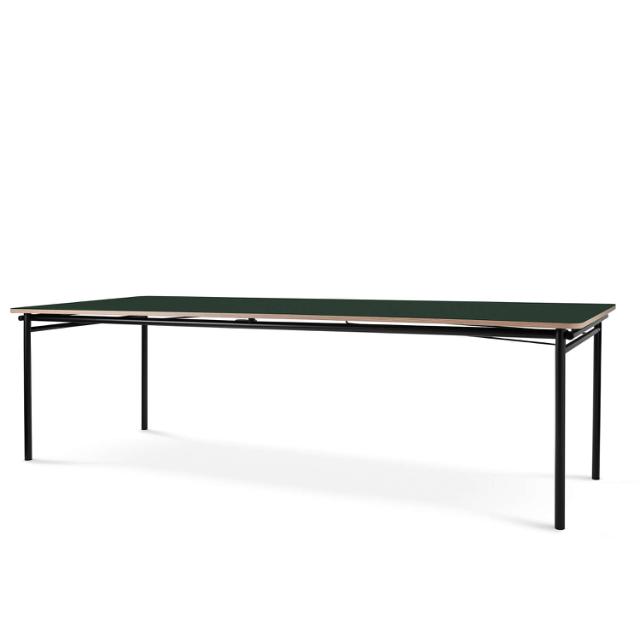 Table à manger Taffel - Conifer - 90x250/370 cm