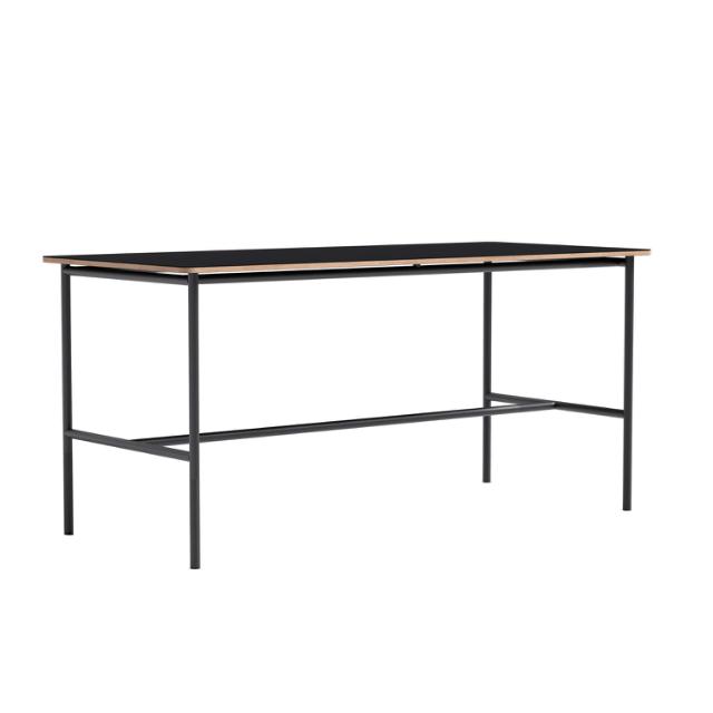 Table haute Taffel - 90 cm - Black - 95x200 cm