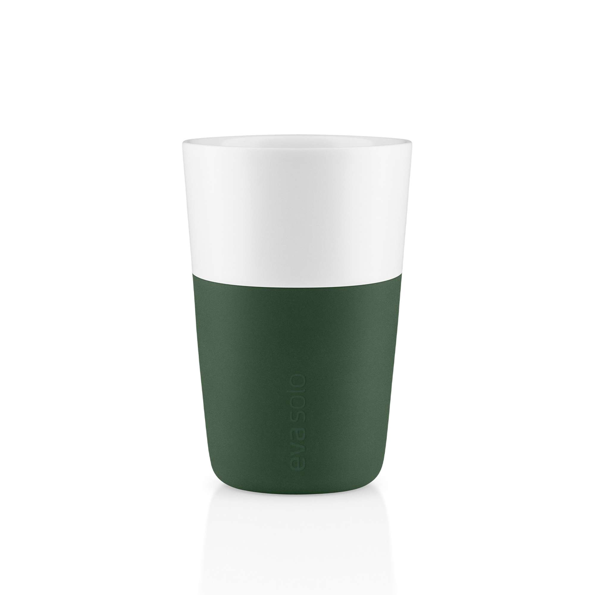 Cafe Latte-mugg - 2 stk - Emerald green
