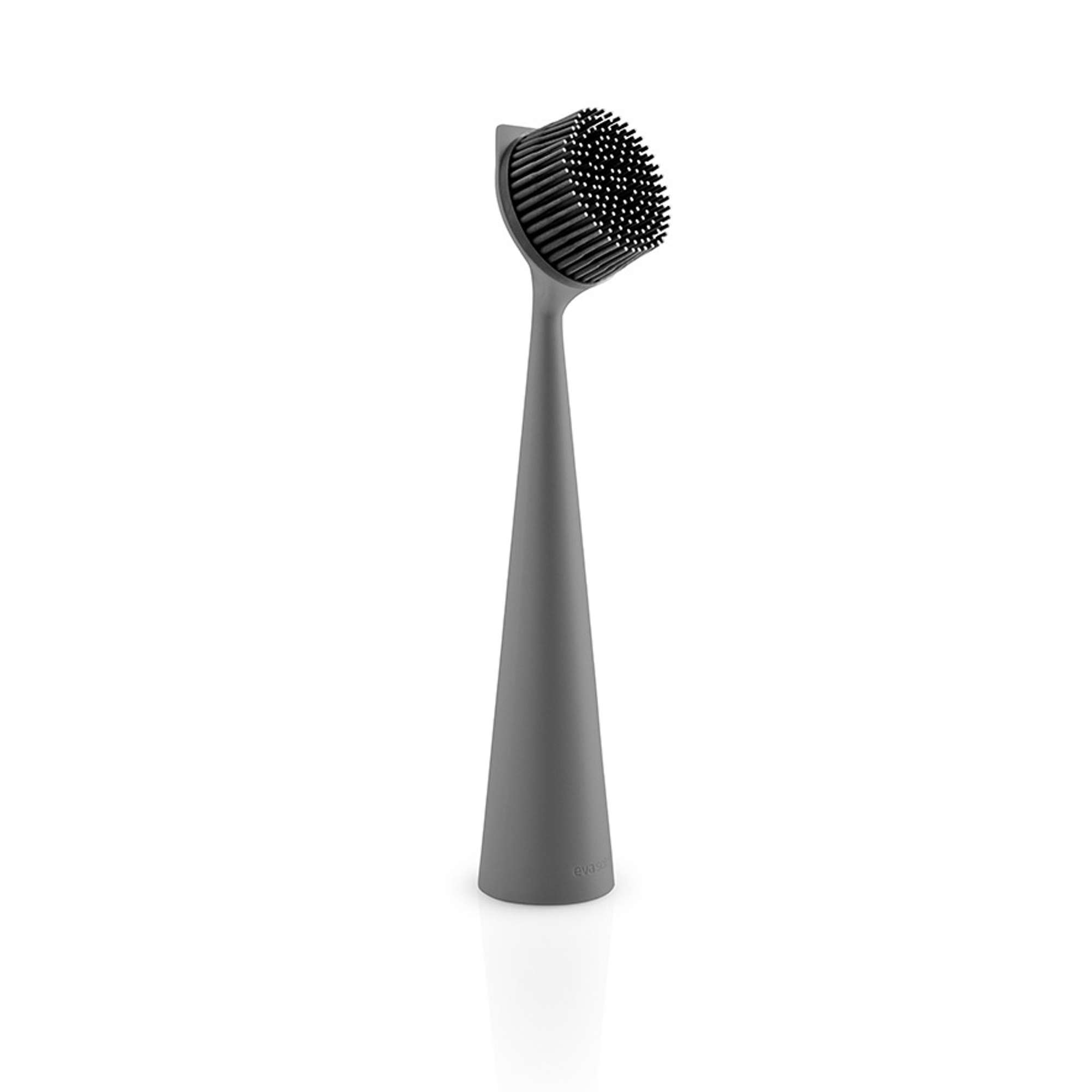 Washing-up brush - Silicone bristles - Elephant grey