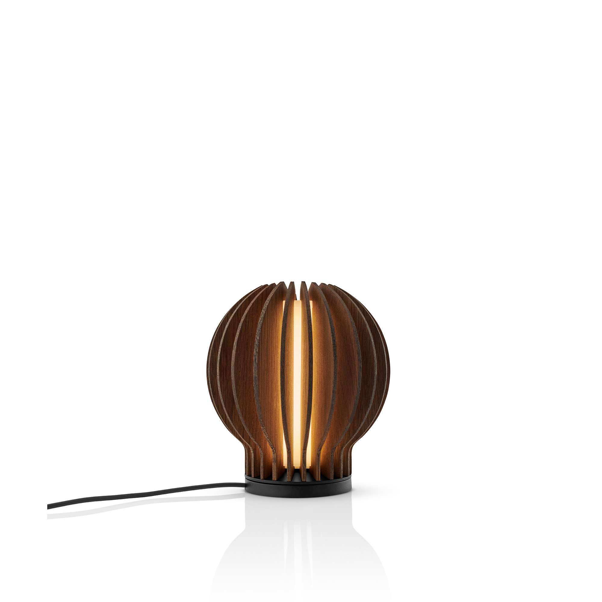 Radiant LED lamp - Rechargeable - Smoked oak