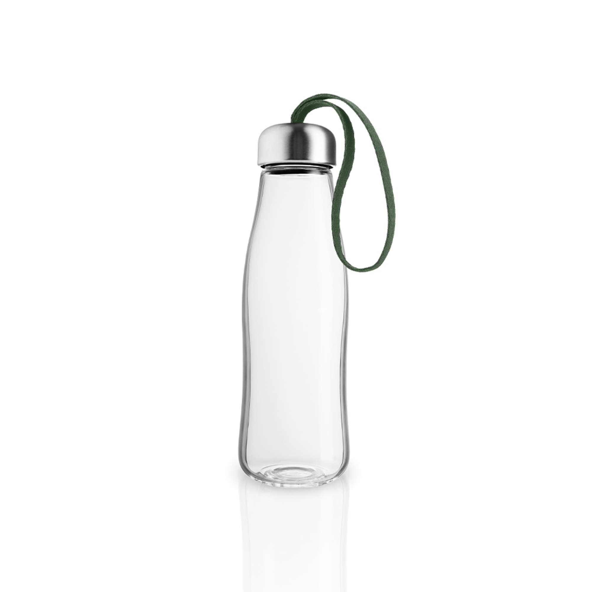 Glastrinkflasche - 0,5 Liter - Cactus green